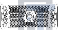 205720-2 Разъемы стоек и панелей AUTOWIRE KIT,104 POS 25 X 25