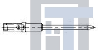 208265-3 Разъемы стоек и панелей PIN CONT XZ 20 NIC 600