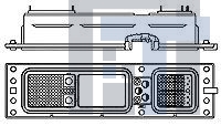 2101650-1 Разъемы стоек и панелей A600R,SZ2,12072/ 85 ALL FR