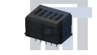 2102446-1 Высокоскоростные/модульные разъемы ERTICAL MODULE, UPM