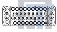 213624-1 Разъемы стоек и панелей 34 UNASSM KIT M SERIES