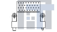 213977-3 Разъемы стоек и панелей V.35 R/A SKT ASSY W/BRDLKS