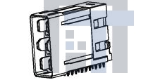 2169872-1 Высокоскоростные/модульные разъемы IMP, PWR, 6PR, R/A HDR, 6.9, 6.9 TIN