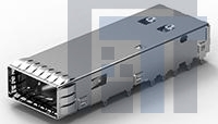 2170322-1 Жесткие метрические разъемы QSFP cage Solder No HS Opening finger