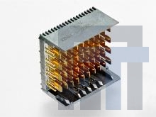 2170902-1 Жесткие метрические разъемы HM-EZD+ 4PAIRS 10COL VERTICAL ASSEMBLY