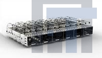 2198236-4 Высокоскоростные/модульные разъемы SFP+ Enhanced 1x6 Net Heatsink LP