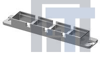 2226784-2 Высокоскоростные/модульные разъемы BACKPLANE 4 BAY SHELL