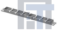 2226784-4 Высокоскоростные/модульные разъемы BACKPLANE 8 BAY SHELL