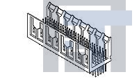 223000-2 Высокоскоростные/модульные разъемы 2MM V PIN ASSY