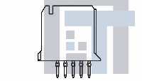 223652-1 Высокоскоростные/модульные разъемы 5 ROW SIGNAL MODULE