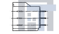 282357-1 Жесткие метрические разъемы U-P HEADER ASS'Y 90 12 WI