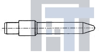 445287-1 Высокоскоростные/модульные разъемы POST GUIDE/GROUND HDI LOGIC