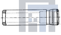 446744-1 Разъемы стоек и панелей PIN CAVITY REDUCER