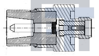 446748-1 Разъемы стоек и панелей COAX PIN ADAPTER