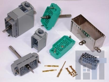 516-020-000-401 Разъемы стоек и панелей 20P RECEPTACLE WITH SCREW