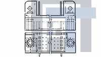 533286-3 Высокоскоростные/модульные разъемы HDI PIN ASSY 4 ROW 1