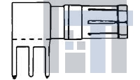 5532823-2 Высокоскоростные/модульные разъемы CONTACT RECEPT POWER RIGHT ANGLE