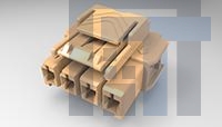 6-2232265-4 Жесткие метрические разъемы 1x4 plug housing Key B bro