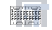 6469025-1 Жесткие метрические разъемы HM-ZD 2PR 40P HDR ASSY
