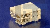 6469632-1 Жесткие метрические разъемы HM-ZD 2PR RECP 40P W/END WALLLF