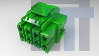 7-2232266-4 Жесткие метрические разъемы 2x4 plug housing Key C gre