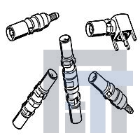 71634-121LF Высокоскоростные/модульные разъемы DIN COAX STR PLUG CONTACT