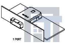 74548-0122 Высокоскоростные/модульные разъемы 1x1 EMI Guide Housin g Assy 1 Degree SAS