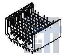 74649-1001 Высокоскоростные/модульные разъемы HSD 8 ROW 10 COL OPE COL OPEN END BP ASSY