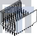75194-2501 Высокоскоростные/модульные разъемы VHDM BP 6 ROW 25 COL 5 COL OPEN 4.75 PINS