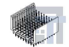 75197-2501 Разъемы DIN 41612 VHDM Lite 8 Row Open Open Backplane Ass'y