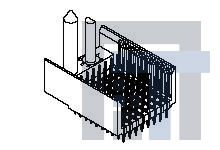 75198-2502 Высокоскоростные/модульные разъемы VHDM-LITE BACKPLANE NE 8R 25C SIGNAL END