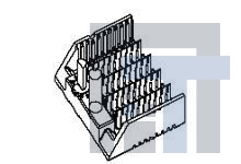 75237-2213 Высокоскоростные/модульные разъемы GBX 5 PAIR 25 COL LE LEFT END BPLANE ASSY