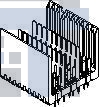 75433-0504 Высокоскоростные/модульные разъемы GBX BACKPLANE 3 PAIR 5 COL OPEN END ASSY