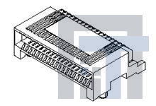 75586-0105 Высокоскоростные/модульные разъемы iPassTM RASubAssy 038Au 68 Ckt