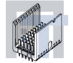 75647-2104 Высокоскоростные/модульные разъемы 10X4 2 PAIR HEADER GbX LEFT GUIDE