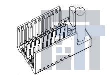 75647-4104 Высокоскоростные/модульные разъемы 10X4 2 PAIR HEADER GbX RIGHT GUIDE