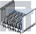 75649-0103 Высокоскоростные/модульные разъемы GbX 3-Pair 10-Col. L -Series Open BP Assy
