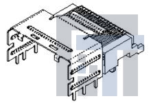 75783-0139 Высокоскоростные/модульные разъемы MINI SAS 4X INT REC 36P 093PCB GOLD