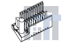 75827-2104 Высокоскоростные/модульные разъемы GbX 2-Pair 10 Column Left Backplane Assy