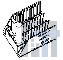 75836-0204 Высокоскоростные/модульные разъемы GbX 3-Pair 25-Col. O l. Open LF Backplane