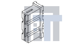 78232-1001 Высокоскоростные/модульные разъемы 11 ROW 2 CKT VERT POW RECEP