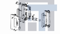 826196-1 Разъемы DIN 41612 CABLE HOOD KIT