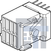 85968-101 Высокоскоростные/модульные разъемы METRAL PWR 4RX1M STR