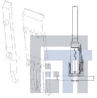 85992-002LF Высокоскоростные/модульные разъемы 12MM LATCH METRAL CABLE