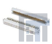 86094648894765E3LF Разъемы DIN 41612 64P RA RECEPTACLE STYLE R