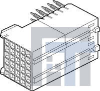 89095-102LF Высокоскоростные/модульные разъемы METRAL PCB MOUNTED
