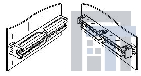 89646-021LF Высокоскоростные/модульные разъемы Vertical Through Mount Receptacle, 0.64 mm (0.025 in.) Centerline, 80 Positions