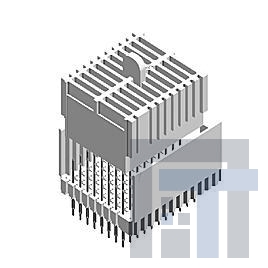 HM-H088FL1-8CS1-TG30 Жесткие метрические разъемы 88 POS 2MM SOLDER STR THRU-HOLE