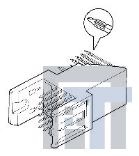 HM1L53ADP000H6PLF Высокоскоростные/модульные разъемы 5X24 RA HEADER SGNL PRESS FIT