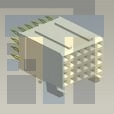 HM1S41FER400H6PLF Высокоскоростные/модульные разъемы 559-5HGF-METRAL RECEPTACLE STRAIGHT F-SERIES